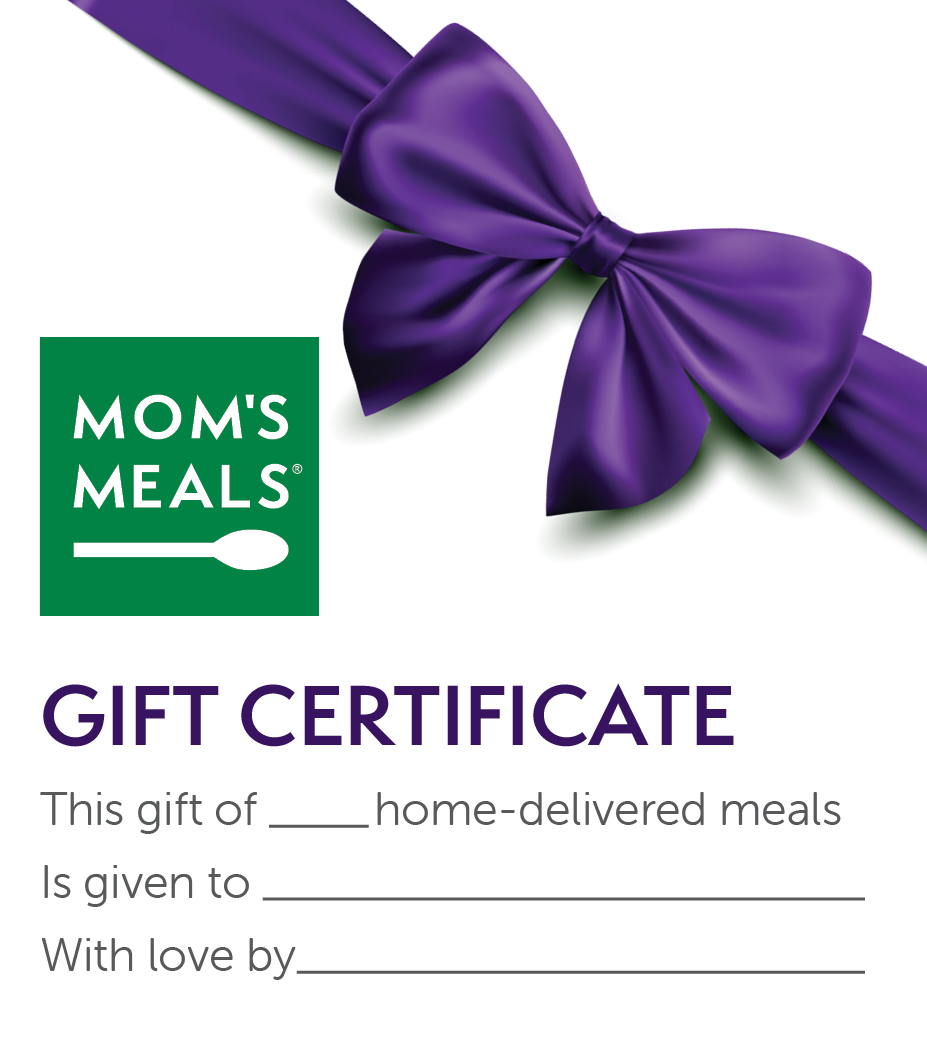 Mom's Meals Gift Certificate